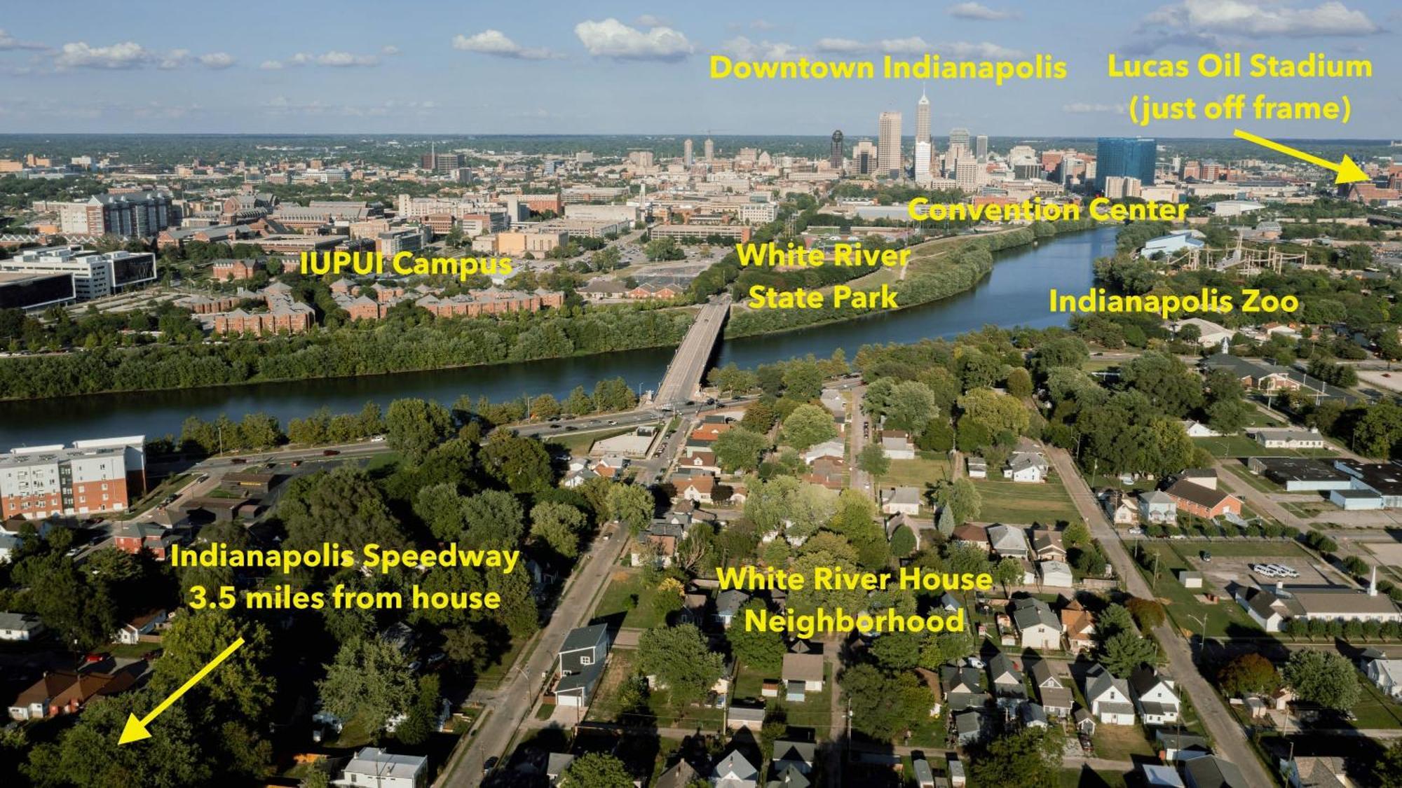 Вілла 5 Mins To Speedway! Walk To Zoo, Wr Park, Iupui! Індіанаполіс Екстер'єр фото